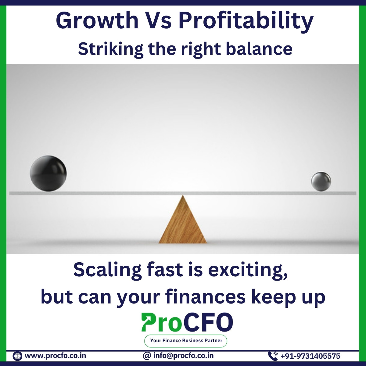 Growth vs profitability: striking the right balance